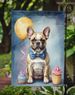 French Bulldog Happy Birthday Garden Flag Mailbox Flag Decorative Yard Flag Banner Outside Patio Artwork Yard Flower Beds, Garden Size, Multicolor_maomaolike.com