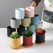 Wooden Tray Base Water Catcher Flower Pot Nordic Bamboo Wood Round Square Succulent Plant_maomaolike.com