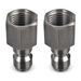Stainless Steel Pressure Washer Quick Connect Plugs Set Of 2 | Female_maomaolike.com