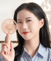 New USB Small Fan Silent Handheld Summer Cross-Border Portable Office Student Desktop Logo Printable Mini_maomaolike.com