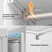 Portable Wardrobe Closet, Folding Clothes Storage Organizer With 8 Cube Compartments, 2 Hanging Rods, 11 Magnet Doors, White_maomaolike.com