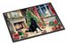 Flat-Coated Retriever Cozy Christmas Doormat Front Door Mat Indoor Outdoor Rugs For Entryway, Non Slip Washable Low Pile, 24H X 36W_maomaolike.com