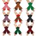 Unisex Knitted gloves with missing fingers anime stripes wearing fingers wrist cuff with false sleeves Thin children's fingers_maomaolike.com