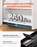 Undermount Drawer Slides 24 Inch Under Stair Cabinet Rails 260 LB Load_maomaolike.com