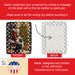Border Collie And Santa Claus Porcelain Ornament Christmas Tree Hanging Decorations For Home Christmas Holiday, Rectangle, Gift, Multicolor_maomaolike.com