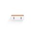 Floating Shelves 23.62" Wall Mounted Wood Shelves For Bathroom, Bedroom, Living Room, Kitchen, Hanging Shelf For Books/Storage/Decor With Invisible Brackets, Maple+White_maomaolike.com