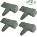 20 PCS Cobbled Stone Effect Plastic Garden Lawn Border Edging_maomaolike.com