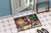 Norwegian Elkhound Cozy Christmas Doormat Front Door Mat Indoor Outdoor Rugs For Entryway, Non Slip Washable Low Pile, 24H X 36W_maomaolike.com