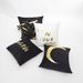 Home Furniture Gold Stamped Pillowcase Letter Pattern Printed Cushion Cover Does Not Contain Core_maomaolike.com