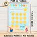 Summer Vacation Countdown Painting Poster, Vibrant Beach-themed Poster, Cheerful 14-day Countdown Chart To Track Days Until Summer Break, Ideal For_maomaolike.com