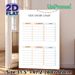 Chore Chart Painting Poster, Pastel-toned Minimalist Daily Schedule Poster, Practical Design To Organize Daily Tasks Ideal For Home Spaces_maomaolike.com