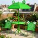 Kids Table And Chair Set, Outdoor Folding Garden Furniture, Picnic Table For Patio Backyard_maomaolike.com