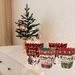 18Pcs Christmas Popcorn Box Santa Claus Snowman Snowflake Food Wrapping Boxes Adorable Candy Biscuit Cases For Christmas Home Party Supplies_maomaolike.com