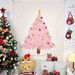 Dongbai Original Cute Ins Pink Tree 3D Pom-Pom Creative Decoration Hanging Christmas Background Cloth_maomaolike.com