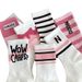 Unisex Socks female long tube ins tide high appearance level Sen department middle tube student white word mother and daughter grow socks female_maomaolike.com