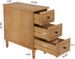 Wood Nightstand, Fully Assembled Narrow Side Table With 3 Drawers_maomaolike.com