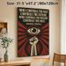 George Orwell Quote Painting Poster, Vintage Propaganda-style Poster, Thought-provoking Iconic Quote With Eye & Raised Fist Design, Suitable For Home_maomaolike.com