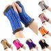 Unisex Extra thick wool gloves Wool fingerless diamond knit warm gloves and fleece gloves_maomaolike.com