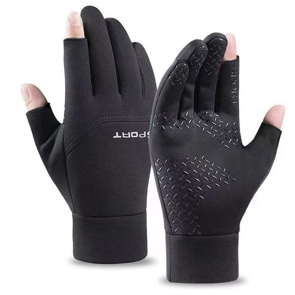 Sports Gloves Skiing Cycling Motorcycle Hiking Cycling Gloves Outdoor Gloves Autumn And Winter Velvet Warm Touch Screen For Men And Women_maomaolike.com