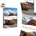 Decorated Truck & Snowy Mountain Painting Poster, Vibrant Ethnic Folk Art Style Poster, Colorful Ornate Truck On Mountain Road With Snowy Peaks_maomaolike.com