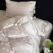 1YLS Romantic Lenzing Tencel Pure Cotton Four-Piece Home Textile High-End Silky Bedding Set Light Luxury_maomaolike.com