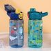 1pc 600Ml Student Sippy Cup Water Bottles Creative Cartoon Feeding With Straws And Lids Spill Proof Portable Beverage_maomaolike.com