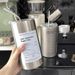 600ml Stainless Steel Thermal Water Bottle With Straw Ice American Coffee Mug Double-layer Vacuum Flask Cup_maomaolike.com