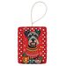 Schnauzer Holiday Christmas Porcelain Ornament Christmas Tree Hanging Decorations For Home Christmas Holiday, Rectangle, Gift, Multicolor_maomaolike.com