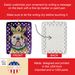 American Bulldog King Of Mardi Gras Porcelain Ornament Christmas Tree Hanging Decorations For Home Christmas Holiday, Rectangle, Gift, Multicolor_maomaolike.com