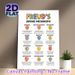 Freud's Defense Mechanisms Painting Poster, Vibrant Illustrated Educational Poster, Clear Psychological Reference, Ideal For Therapy Rooms, Study_maomaolike.com