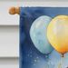 Curly Coated Retriever Happy Birthday House Flag Large Porch Sleeve Pole Decorative Outside Yard Banner Artwork Wall Hanging, Polyester, House Size, Multicolor_maomaolike.com