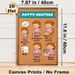 Potty Routine Painting Poster, Cute Cartoon Step-by-Step Potty Guide Poster, Clear Visual Instructions For Toilet Training, Ideal For Bathroom_maomaolike.com