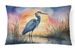 Birds, Birds, Birds Throw Pillow Throw Pillow For Indoor Couch Bed Outdoor Patio Washable, Blue Heron Setting Sun 7503,12Hx16W_maomaolike.com