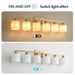 6 Light Gold Bathroom Vanity Light, Gold Bathroom Light Fixtures, 38 Modern Brushed Gold Vanity Lighting Fixtures For Bathroom Over Mirror, Gold Sconces Wall Lighting For Bedroom Living Room_maomaolike.com