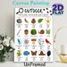 Outdoor Nature Scavenger Hunt Painting Poster, Bright Illustrated Natural Items Poster, Practical Exploration Checklist, Ideal For Outdoor Adventures_maomaolike.com