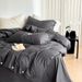 Wholesale Light Luxury Simple Pure Four-Piece Nordic Style Naked Sleep Full Jacquard 100-Count Long-Staple Cotton Button 4-Piece S_maomaolike.com