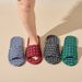 Women Lightweight Home Shoes Antislip Soft Indoor Fabric Slippers_maomaolike.com