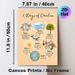 7 Days Of Creation Painting Poster, Soft Watercolor Religious Scene Poster, Clear Display Of The Seven-day Creation Narrative, Ideal For Home, Church_maomaolike.com