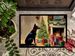 Australian Kelpie Cozy Christmas Doormat Front Door Mat Indoor Outdoor Rugs For Entryway, Non Slip Washable Low Pile, 24H X 36W_maomaolike.com