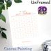 30-Day 200€ Savings Challenge Painting Poster, Clean Minimalist Grid Layout Poster, Practical Tool To Track Savings Progress Ideal For Personal Home_maomaolike.com