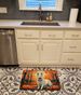 White German Shepherd Fall Memory Foam Kitchen Mat Machine Washable Anti-Fatigue Mat Cushion Comfort Bath Mat Or Kitchen Rug_maomaolike.com