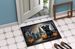 Affenpinscher Spooky Halloween Doormat Front Door Mat Indoor Outdoor Rugs For Entryway, Non Slip Washable Low Pile, 24H X 36W_maomaolike.com