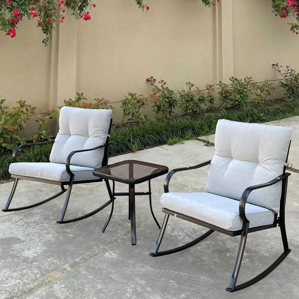 ROCKER SET CHAIR AND TEAPOY OFF-WHITE_maomaolike.com