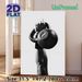 Kettlebell Fitness Painting Poster, Monochrome Minimalist Workout Scene Poster, Motivational Fitness Decor Ideal For Gym, Home Workout Space_maomaolike.com