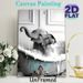 Elephant Bath Themed Painting Poster, Monochrome Whimsical Poster, Playful Elephant In Vintage Bathtub With Foam Design, Brings Lighthearted Charm_maomaolike.com