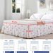 Elastic Fitted Skirt With Anti-Slip Design - Deep Pocket Bed Ruffle For Mattress Protection (Queen/King Size_maomaolike.com