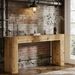 Console Table, Solid Wood Farmhouse Sofa Foyer Table For Entryway_maomaolike.com