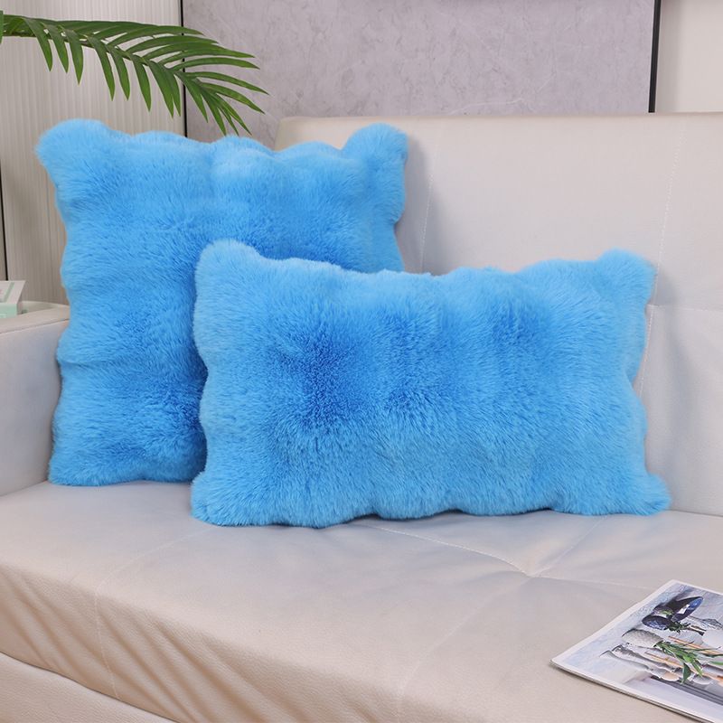 Cross-Border Machine Washable Pillowcase Custom Thickened Bubble Velvet Non-Shedding Soft Living Room Sofa Bedroom Bedside Cushion_maomaolike.com