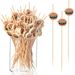 100PCS Hamburger Toothpick Tail Pick Stick Sandwiche Appetizer Cake Deert Drink Fruit For Party Decoration_maomaolike.com