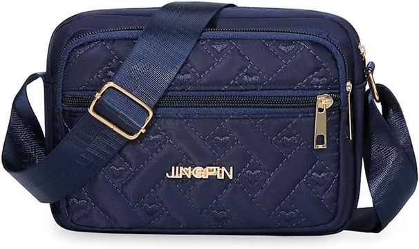 Quilted Crossbody Bags For Women - Oxford Cloth Multi-Layer Shoulder Handbag With Wide Strap -Casual Embroidery Business Bag_maomaolike.com